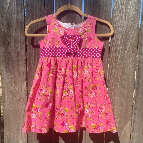 2/$25 Sweet Elegance Girls floral print dress. Size 7/8 - Picture 1 of 7